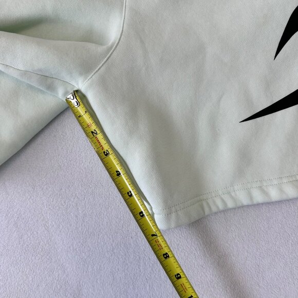 Boxraw Womens Boyfriend Shorts Mint Green Sweat Shorts Casual Size Large - Picture 12 of 15